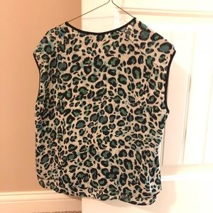 CAbi Capped Sleeve Blouse